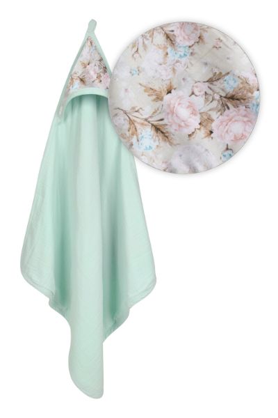 Obrazek Okrycie kąpielowe MUSLIN DESIGN roz. 85x85