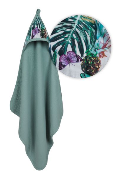 Obrazek Okrycie kąpielowe MUSLIN DESIGN roz. 85x85