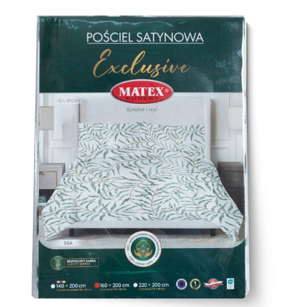 Picture of Pościel satynowa EXCLUSIVE (160x200-1,70x80-2)