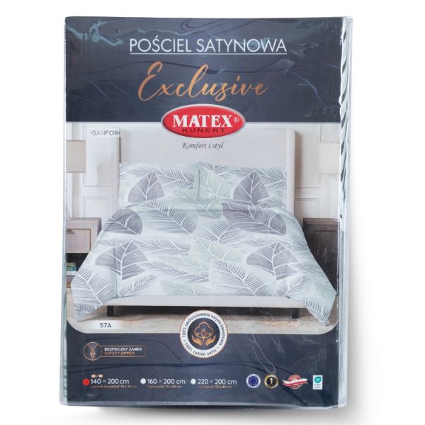 Picture of Pościel satynowa EXCLUSIVE (160x200-1,70x80-2)