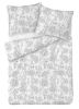 Picture of Matex Pościel satynowa EXCLUSIVE 160x200, 70x80 szare kwiaty