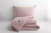 Obrazek MATEX Pościel muślinowa 160x200, 70x80, jednobarwna, różowa