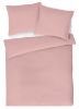 Obrazek Matex pościel z adamaszku geometrycznego 220x200, 70x80, z paskiem 1 cm - różowa