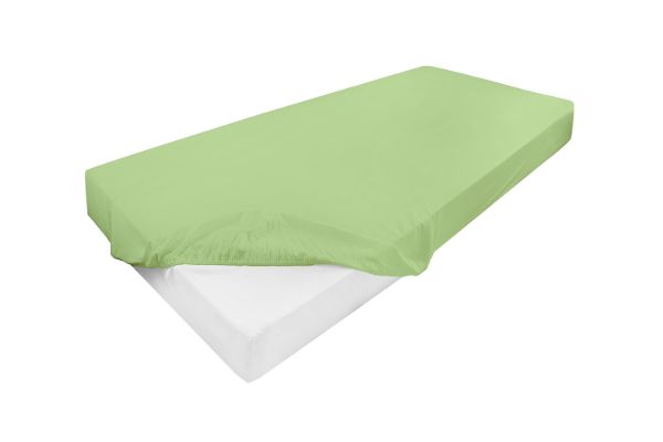Obrazek Matex Prześcieradło jersey z lycrą 180/190x190/200. zielone