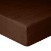 Obrazek Matex Prześcieradło frotte z gumą 180/190x190/200 PREMIUM, brązowe
