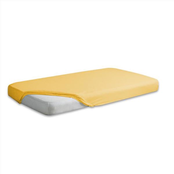 Obrazek Matex Prześcieradło jersey z gumą 90/100x190/200, pomarańczowe