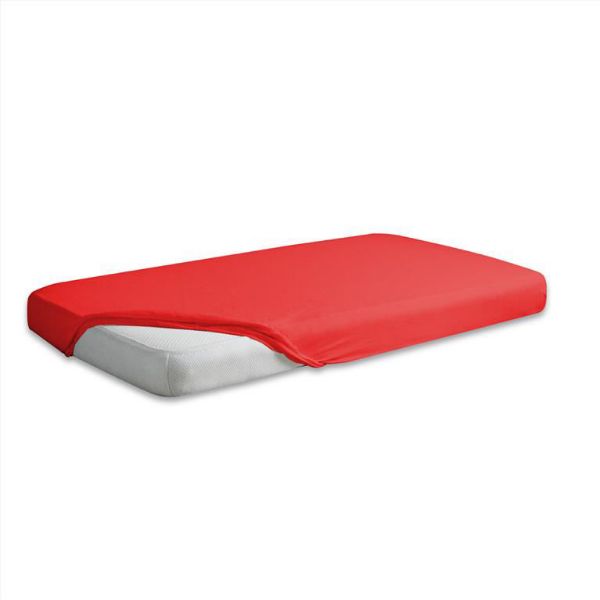 Obrazek Matex Prześcieradło jersey z gumą 130/140x190/200, czerwone