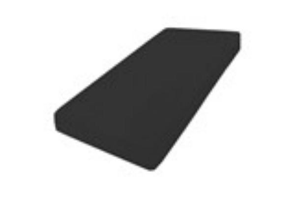 Obrazek Matex Prześcieradło jersey z gumą 130/140x190/200, czarne