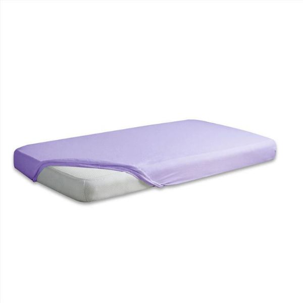 Obrazek Matex Prześcieradło jersey z gumą 150/160x190/200, fioletowe