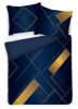 Obrazek Pościel z satyny bawełnianej PRESTIGE (140x200-1,70x90-1) CZ/SK, złota geometria