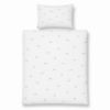 Obrazek BabyMatex Komplet pościeli JERSEY PU PRINT 100x135-1;40x60-1,  malinki