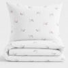 Obrazek BabyMatex Komplet pościeli JERSEY PU PRINT 100x135-1;40x60-1,  malinki